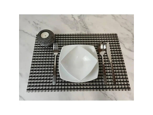 Килимок для сервірування столу Versailles Ретро VS-PM3045-30 45х30 см сірий - Фото 2