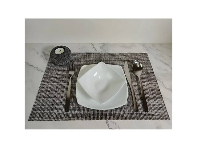 Килимок для сервірування столу Versailles Симфонія VS-PM3045-25 45х30 см сірий - Фото 2