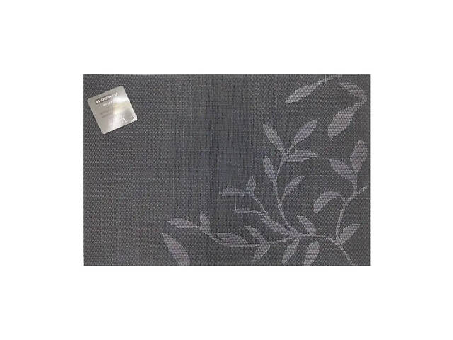 Килимок для сервірування столу Versailles Весняний колорит VS-PM3045-19 45х30 см темно-сірий - Фото 1