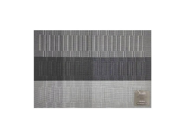 Килимок для сервірування столу Versailles Зустріч VS-PM3045-15 45х30 см сріблястий - Фото 1