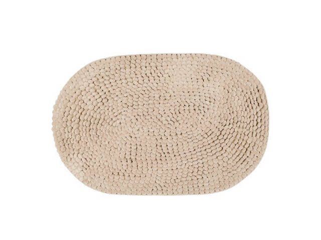 Килимок для ванної Home Line Овальний Lira бежевий 60х90 см (166438) - Фото 1