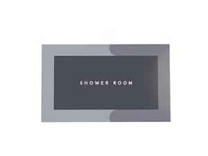 Килимок для ванної кімнати поглинаючий WayH 89х59 см Grey (H051240)