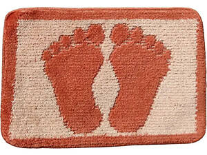 Килимок для ванної Vezzer Lux VZL0723 40х60 см помаранчевий