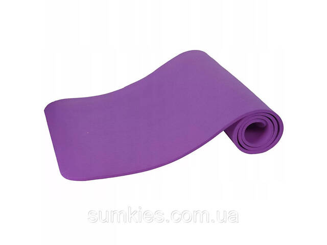 Килимок для йоги та фітнесу Power System PS-4017 NBR Fitness Yoga Mat Plus Purple (180х61х1) - Фото 8