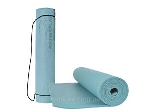Килимок для йоги та фітнесу PowerPlay 4010 PVC Yoga Mat Зелений (173x61x0.6)