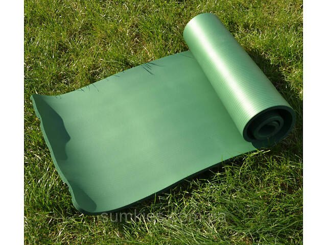 Килимок для йоги та фітнесу PowerPlay 4151 NBR Performance Mat Зелений (183x61x1.5) - Фото 9