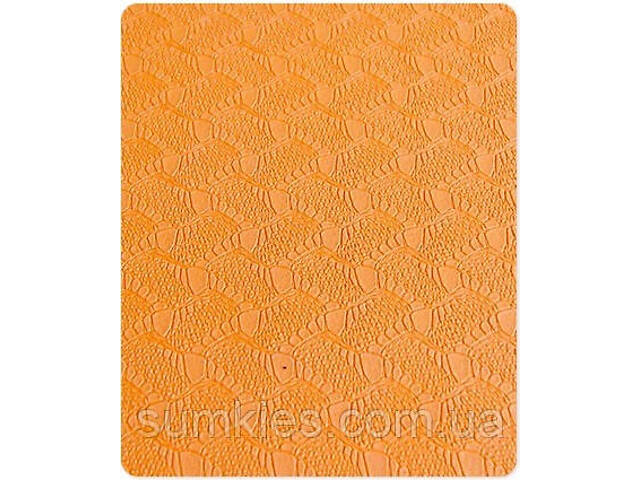 Килимок для йоги та фітнесу U-POWEX TPE Yoga mat Orange/Blue (183х61х0.6) - Фото 4