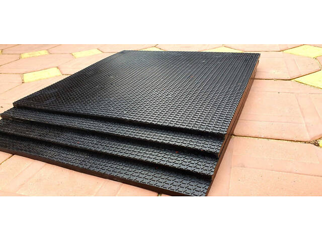 Килимок гумовий 500х500х10 під штангу чи гантелі. Підлогове покриття - Фото 3