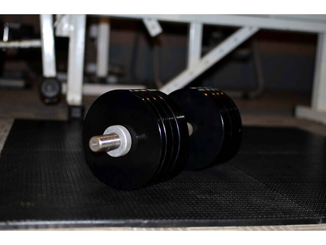 Килимок гумовий 500х500х10 під штангу чи гантелі. Підлогове покриття - Фото 9