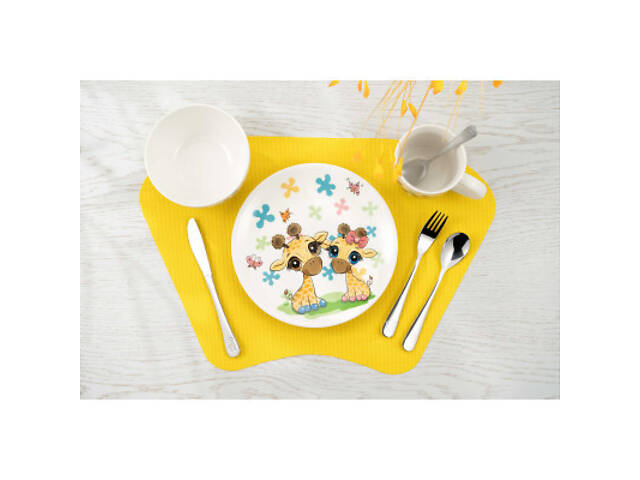 Серветка сервірувальна Ardesto дитяча 30 х 45 см, Yellow (AR3315KY) - Фото 3