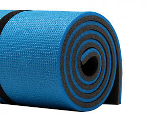 Килимок спортивний IVN 1800х600х16 мм синьо-сірий