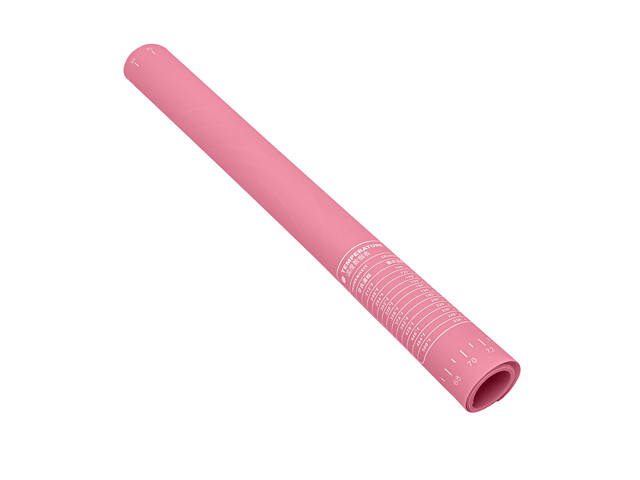 Килимок силіконовий для розкачування тіста та випічки великий 81х61 см Рожевий - Фото 6