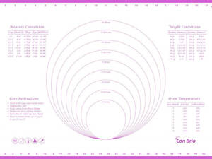 Силіконовий килимок Сon Brio СB-676-Violet 40х60 см фіолетовий
