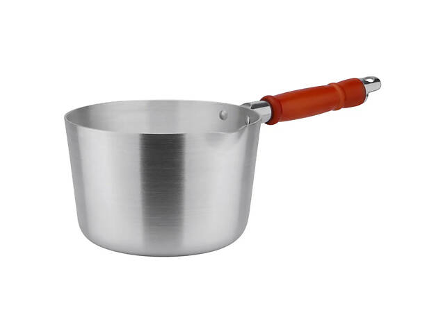 Ківш алюмінієвий 2 л з дерев'яною ручкою Interos - Фото 1