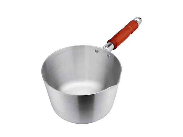 Ківш алюмінієвий 2 л з дерев'яною ручкою Interos - Фото 2