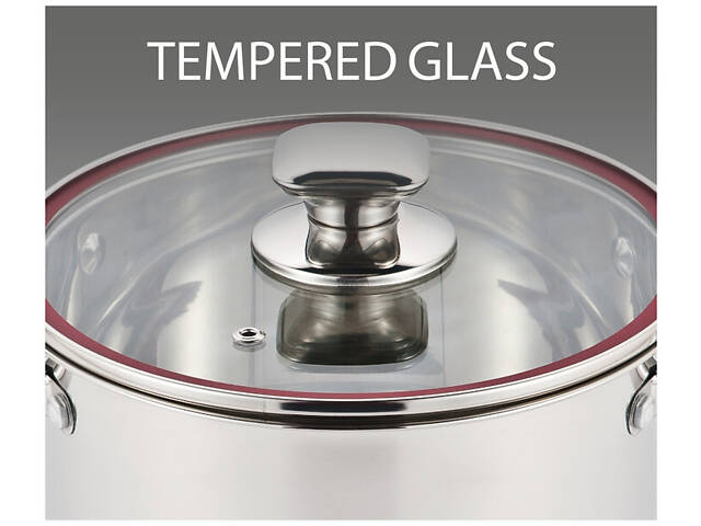 Ківш з кришкою Krauff Smart Сhef 26-238-037 16 см 2 л сріблястий - Фото 2