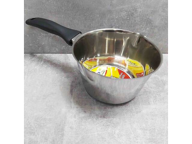 Ковш с нержавеющей стали А-Plus 16см 0257 1,2 л - Фото 2