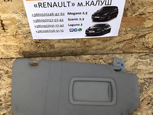 Солнцезащитный козырек правый пассажирский Renault Scenic 3 2009-15гг (рено сценік III)