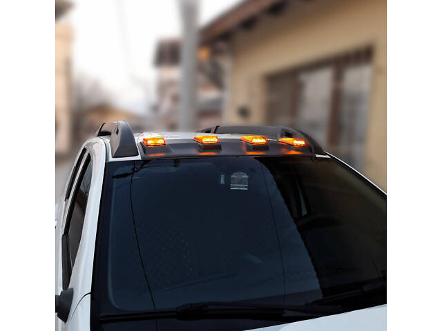 Козырек лобового стекла V2 (LED) для Dacia Duster 2018-2024 гг - Фото 7
