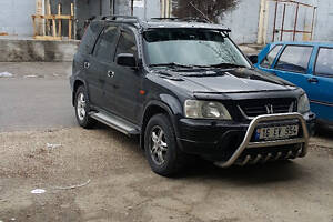 Козырек на лобовое стекло (черный глянец, 5мм) для Honda CRV 1996-2001 гг