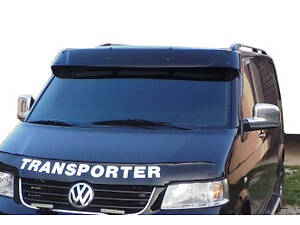 Козырек на лобовое стекло (черный глянец, 5мм) для Volkswagen T5 Transporter 2003-2010 гг