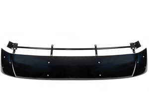 Козирьок на лобове скло (напівпрозорий чорний глянець, 5мм) для Ford Transit 2000-2014 рр