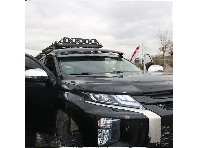 Козырек на лобовое стекло для Mitsubishi L200 2015-2024 гг - Фото 5