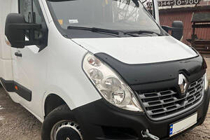 Козырек на лобовое стекло V1 (черный глянец, 5мм) для Nissan NV400 2010-2024 гг