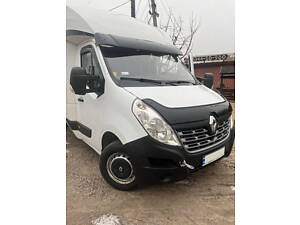 Козырек на лобовое стекло V1(черный глянец, 5мм) для Renault Master 2011-2024 гг