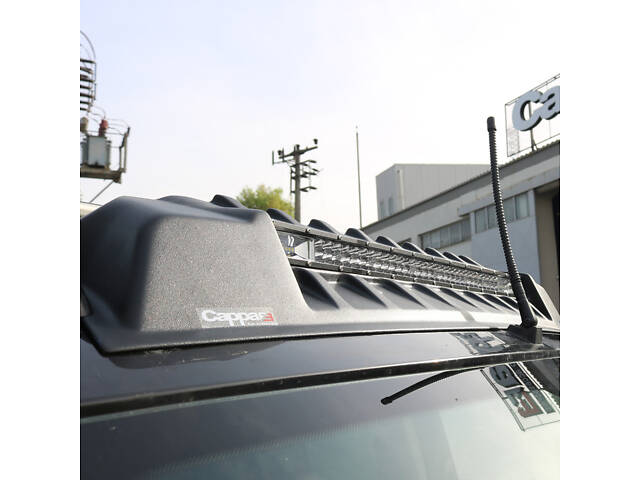 Козырек ветрового стекла V3 (LED) для Dacia Duster 2018-2024 гг - Фото 4