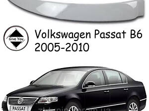 Козырек заднего стекла Volkswagen Passat B6 Фольксваген Пассат Б6 2005-2010 Дефлектор заднего стекла