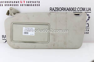 Козырёк солнцезащитный левый (бежевый) Mitsubishi Pajero Wagon IV (V90) 2007-2013 7620A467YA