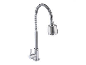 Кран для холодной воды с рефл. изливом из нерж. стали SUS304 Mixxus Mono-01.SUS Reflector (MI6069)