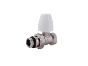 Кран радіаторний SD Plus 1/2' ВЗ з антипротіканням прямий SD226W15