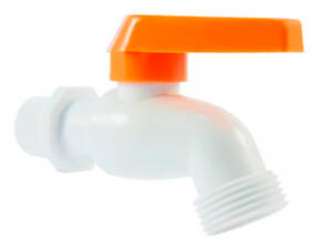 Кран з носиком TNX 1/2'-3/4 зовнішнє різблення пластиковий (SLD-300)