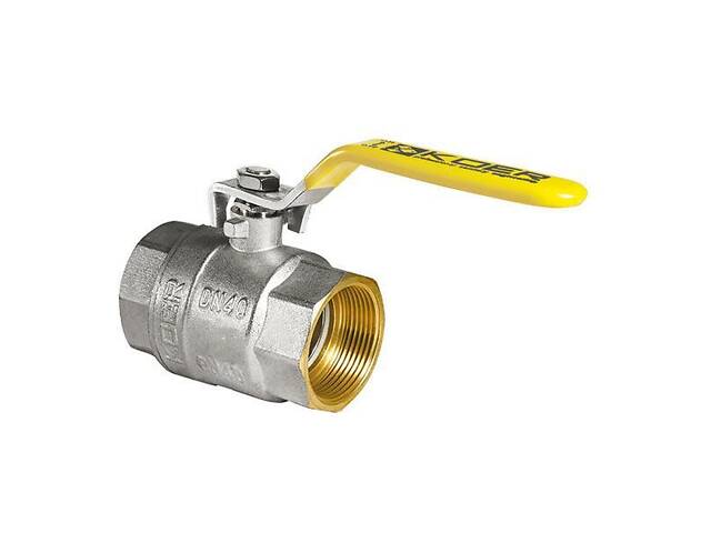 Кран кульовий KOER 1 1/2' ГГР ГАЗ (KR.214.G) (KR0136) - Фото 1