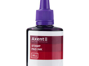 Краска штемпельная Axent 30 мл., фиолетовая (7301-11-A)