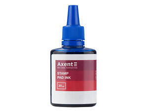Фарба штемпельна Axent 30 мл., синя (7301-02-A)