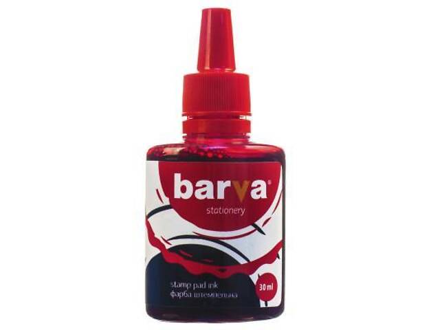 Краска штемпельная Barva 30мл, red (SPI-R-003) - Фото 1