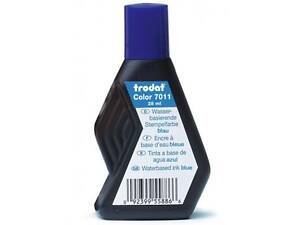 Краска штемпельная Trodat 28мл, blue (7011-син)