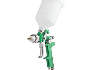 Краскопульт пневматичний HVLP INTERTOOL PT-0117 : 300 л/хв, діаметр форсунки 1.3мм, 600 мл бачок