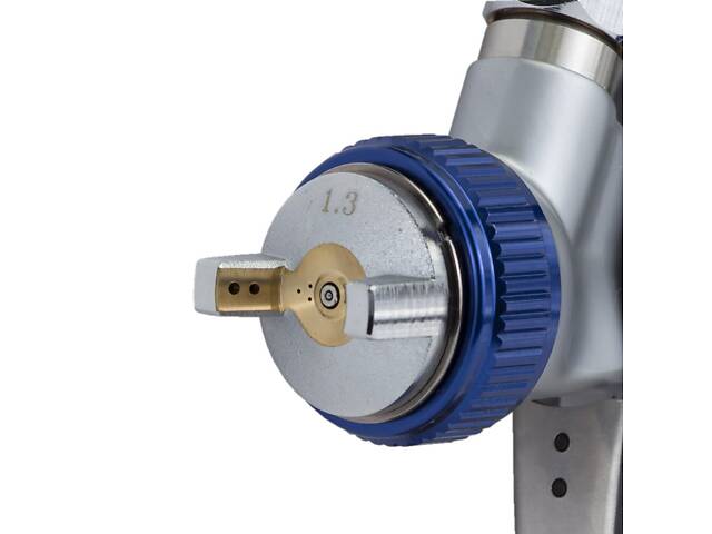 Краскораспылитель LVMP Ø1.3 мм 170-285 л/мин 2-2.5 бар в/б 600 мл (пласт) REFINE (6814151) - Фото 6