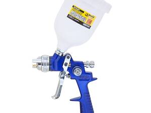 Краскораспылитель HVLP Ø1.4мм 140-280л/мин 3бар в/б 600мл (пласт) синий SIGMA (6812011)
