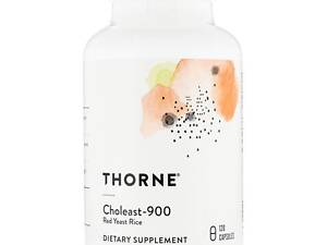 Красный дрожжевой рис, Choleast-900, Thorne, 120 капсул