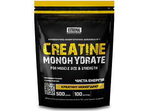 Креатин моногидрат 100% для массы силы и энергии – Extremal Creatine Monohydrate 500 г (1000487072)