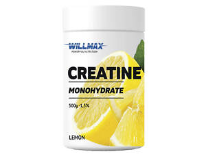 Креатин моногидрат Willmax Creatine Monohydrate 500 g /100 servings/ Lemon