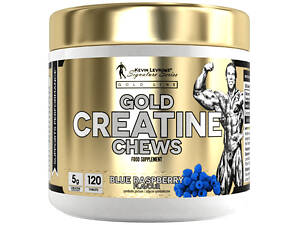 Креатин моногідрат Kevin Levrone Gold Creatine Chews Blue Raspberry 120 таблеток