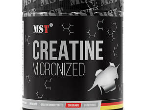 Креатин моногідрат MST Nutrition Creatine Micronized 300 г 88 порцій Без смаку