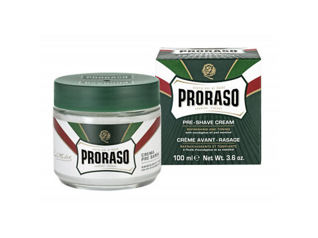 Крем для гоління Proraso для догляду за шкірою до гоління 100 мл (8004395001040) - Фото 1