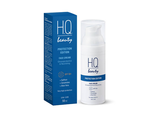 Крем для лица хронозащита и питание SPF +50 H.Q.Beauty Protecrion Edition 50 мл